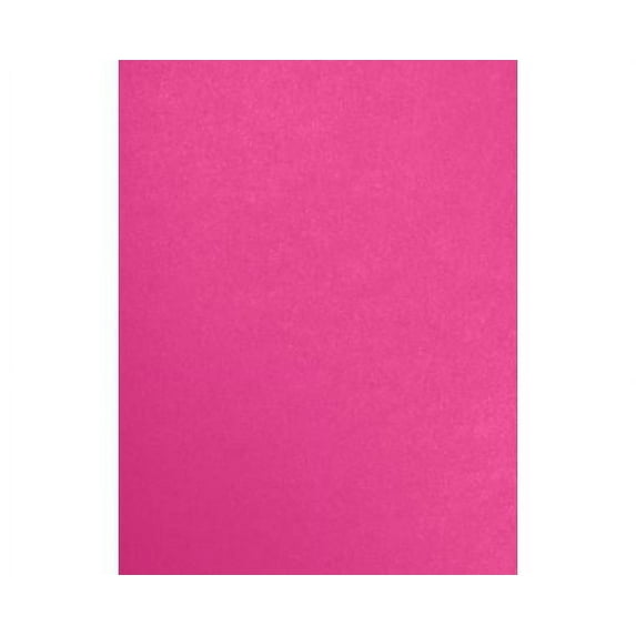 LUXPaper 8.5 x 11 Cardstock, 105lb. Azalea Hot Pink Metallic, 50/Pack