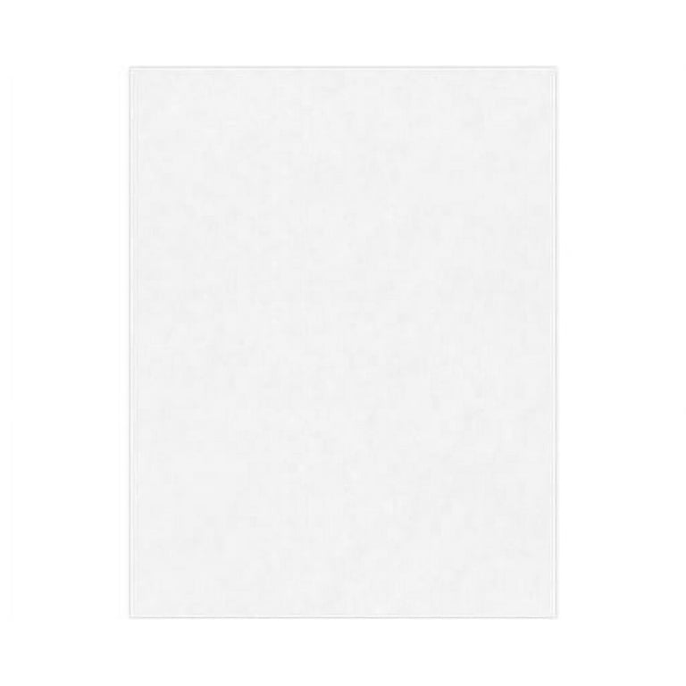  100 Sheets White Cardstock 8.5 x 11 Certificate Paper