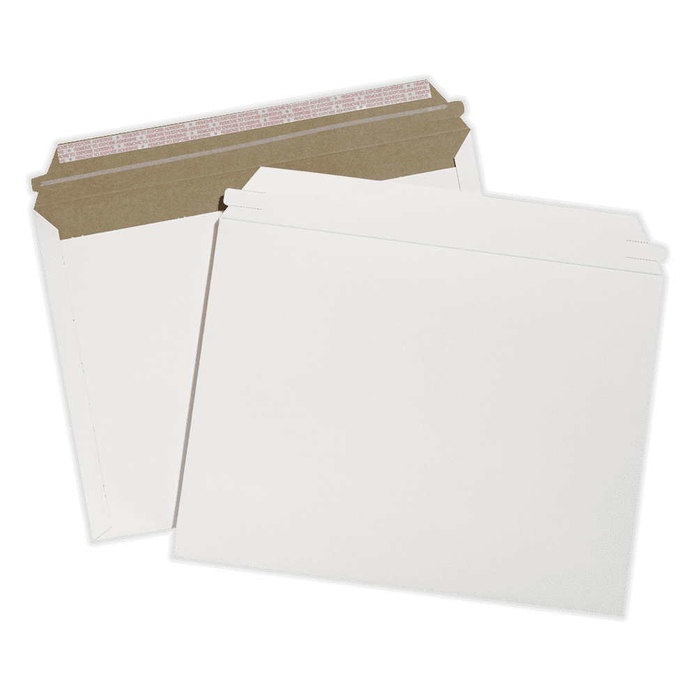 LUXPaper 9 1/2 x 12 1/2 Cardboard Mailers, White, 1000/Pack