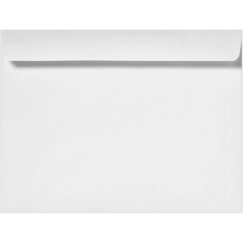 LUXPaper 9 1/2 x 12 5/8 Booklet Envelopes, Bright White, 1000/Pack