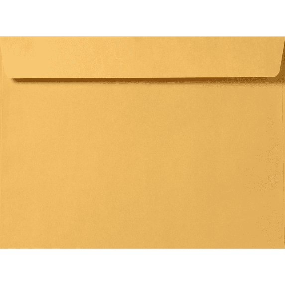 LUXPaper 9 1/2 x 12 5/8 Booklet Envelopes, Brown Kraft, 250/Pack
