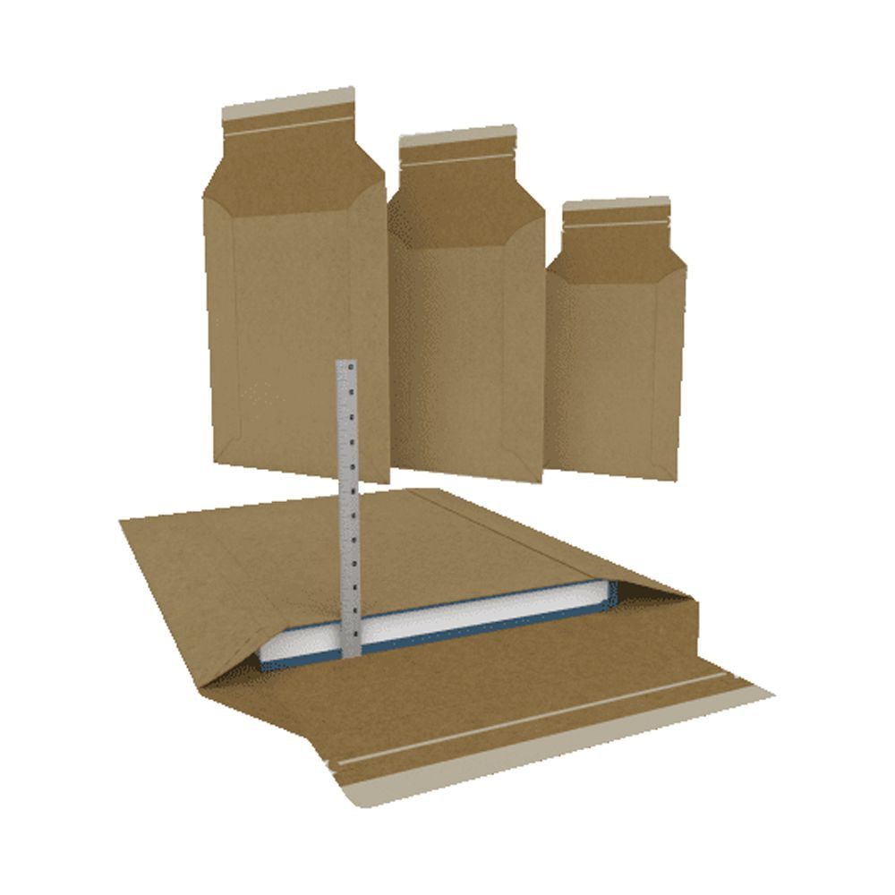 LUXPaper 9 3/4 x 12 3/4 Conformer Mailers, Kraft, 250/Pack