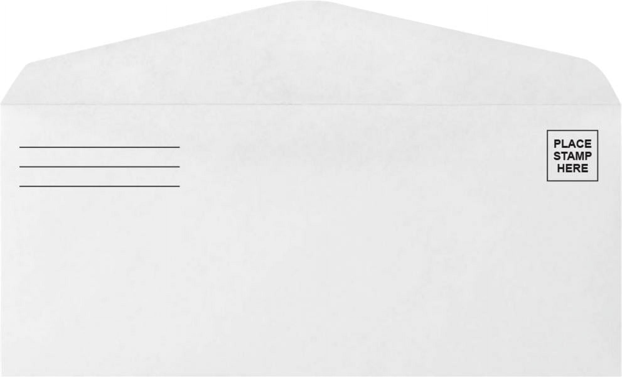 LUXPaper #9 Regular Envelopes, 3 7/8 x 8 7/8, Bright White, 250/Pack