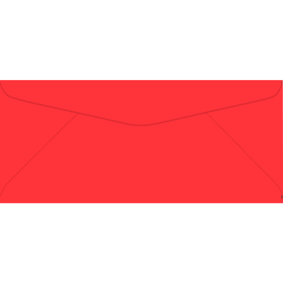 LUXPaper #9 Regular Envelopes, 3 7/8 x 8 7/8, Electric Coral, 250/Pack