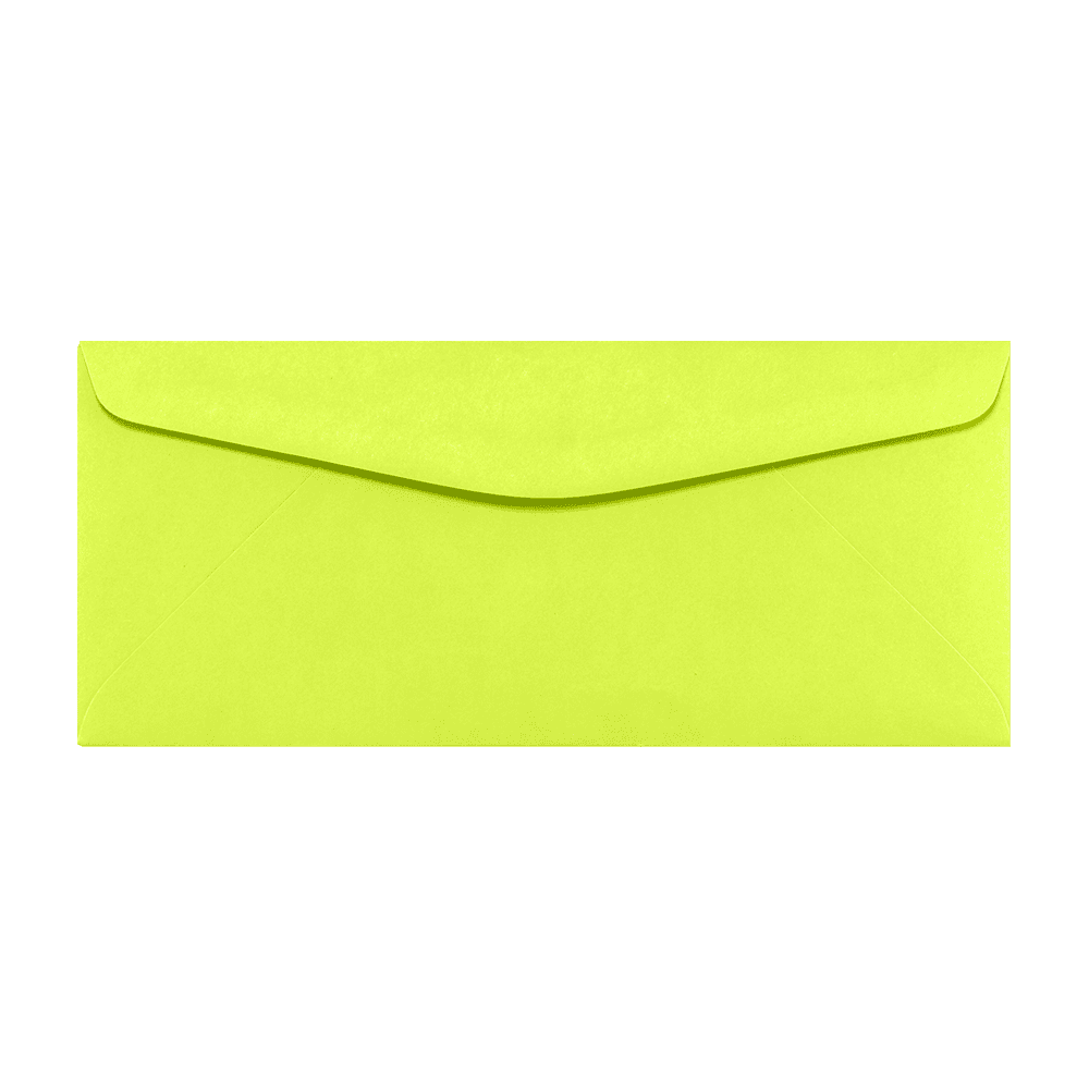 LUXPaper #9 Regular Envelopes, 3 7/8 x 8 7/8, Electric Green, 1000/Pack