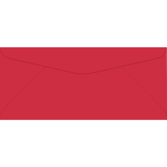 LUXPaper #9 Regular Envelopes, 3 7/8 x 8 7/8, Holiday Red, 250/Pack