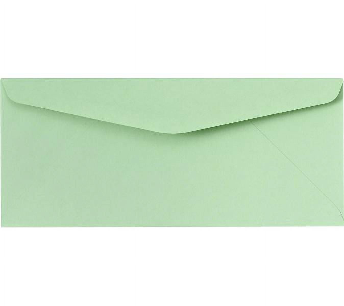 LUXPaper #9 Regular Envelopes, 3 7/8 x 8 7/8, Pastel Green, 50/Pack