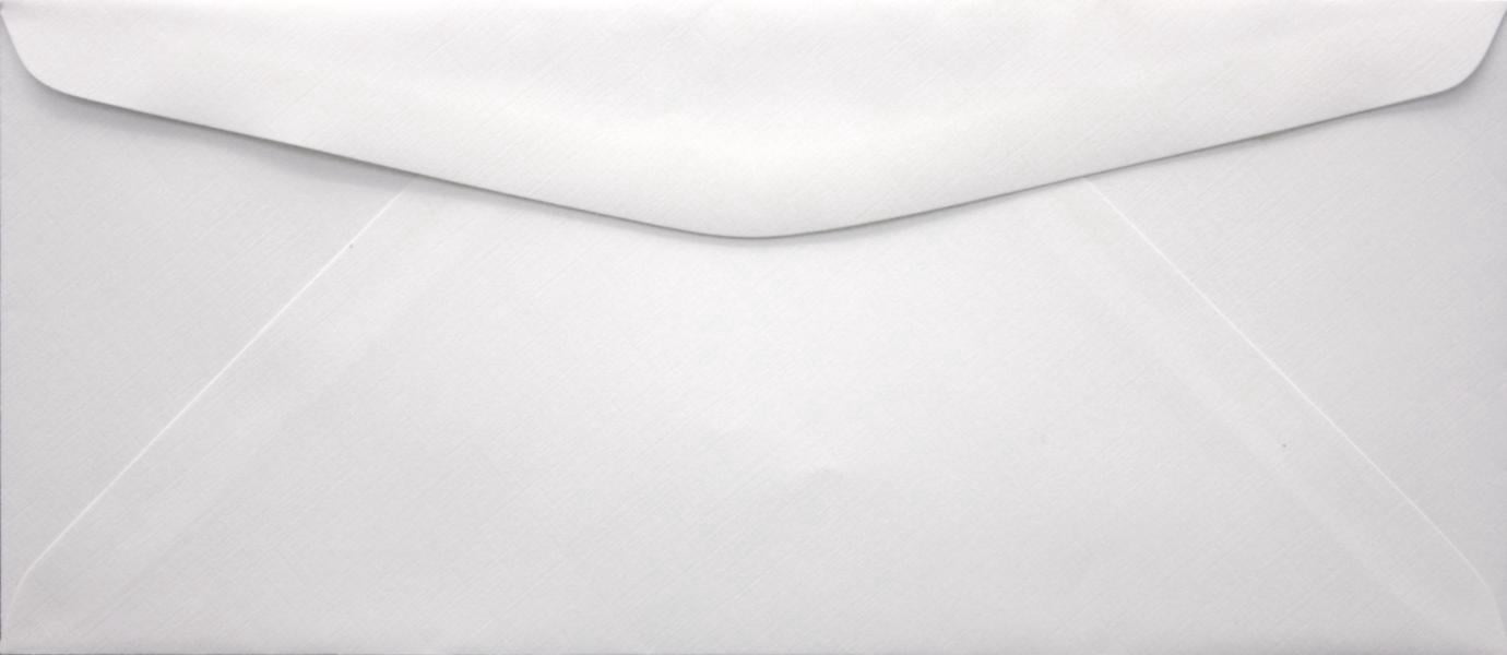 LUXPaper #9 Regular Envelopes, 3 7/8 x 8 7/8, White Linen, 500/Pack