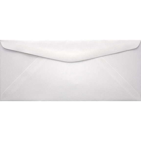 LUXPaper #9 Regular Envelopes, 3 7/8 x 8 7/8, White Linen, 500/Pack