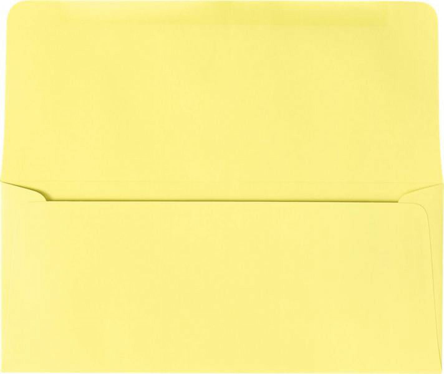 LUXPaper #9 Remittance Envelopes, 3 7/8 x 8 7/8, Pastel Canary, 250/Pack
