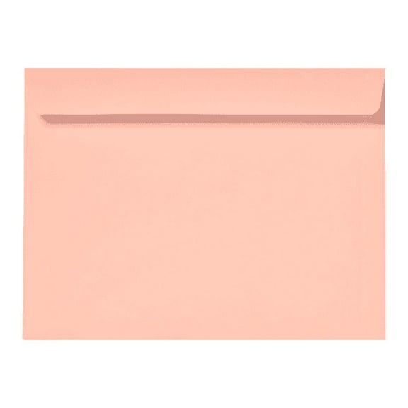 LUXPaper 9 x 12 Booklet Envelopes, Blush Pink, 50/Pack