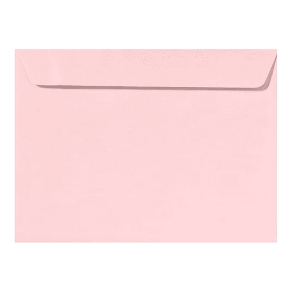 LUXPaper 9 x 12 Booklet Envelopes, Candy Pink, 50/Pack