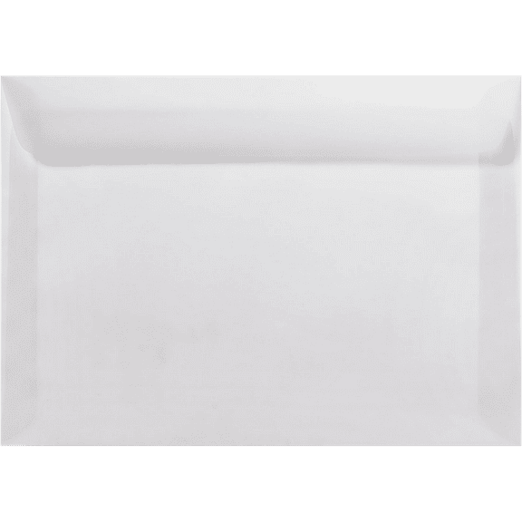 LUXPaper 9 x 12 Booklet Envelopes, Clear Translucent, 250/Pack