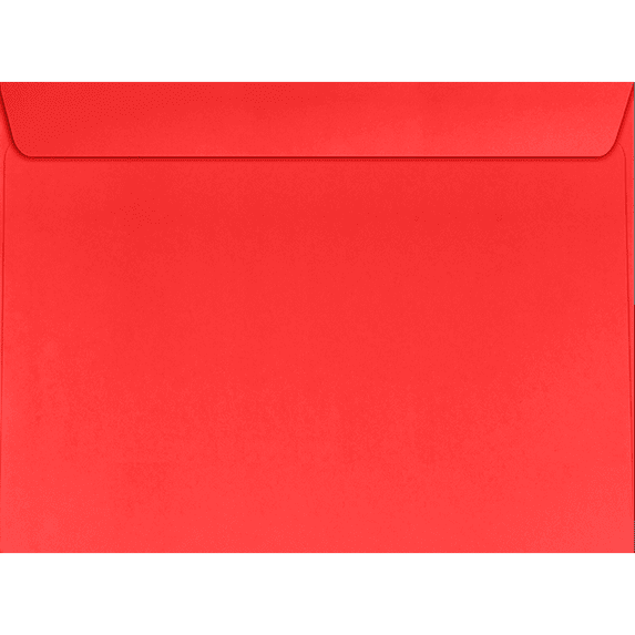 LUXPaper 9 x 12 Booklet Envelopes, Electric Coral, 500/Pack