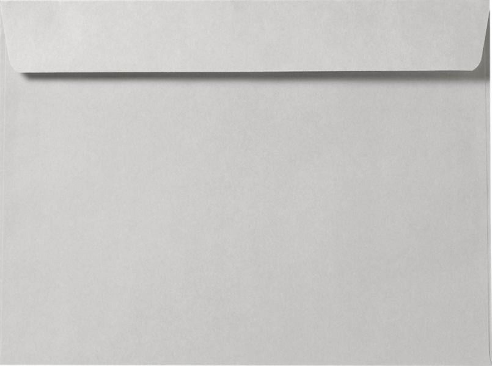 LUXPaper 9 x 12 Booklet Envelopes, Gray Kraft, 250/Pack