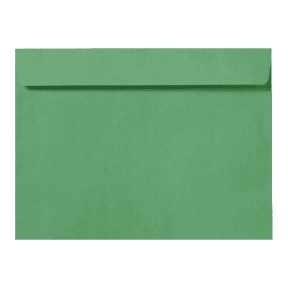 LUXPaper 9 x 12 Booklet Envelopes, Holiday Green, 250/Pack