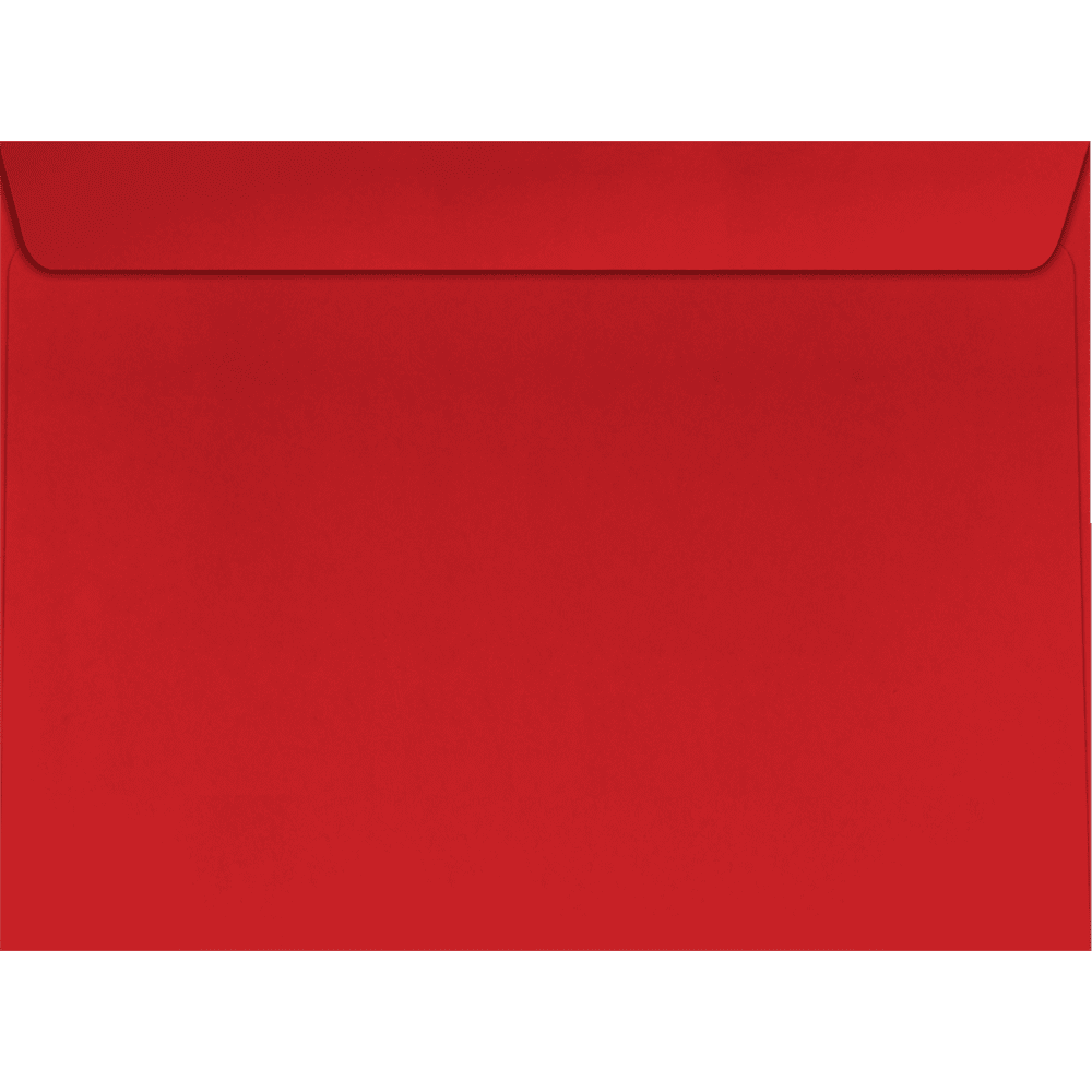 LUXPaper 9 x 12 Booklet Envelopes, Holiday Red, 250/Pack