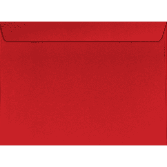 LUXPaper 9 x 12 Booklet Envelopes, Holiday Red, 50/Pack