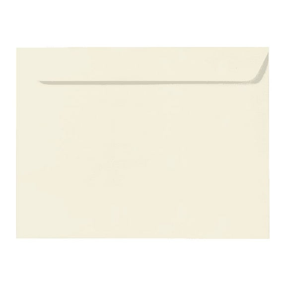 LUXPaper 9 x 12 Booklet Envelopes, Natural Linen, 50/Pack