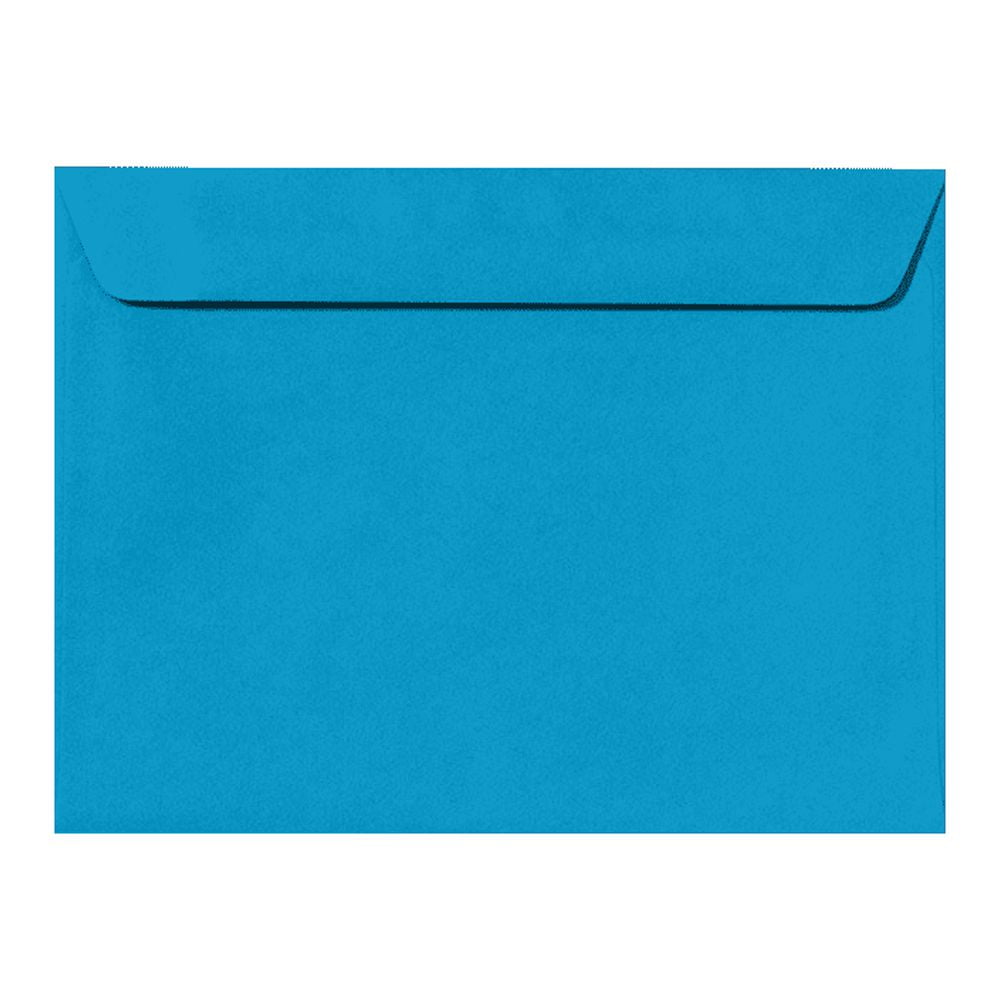 LUXPaper 9 x 12 Booklet Envelopes, Pool Blue, 50/Pack