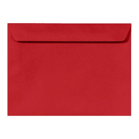 LUXPaper 9 x 12 Booklet Envelopes, Ruby Red, 250/Pack