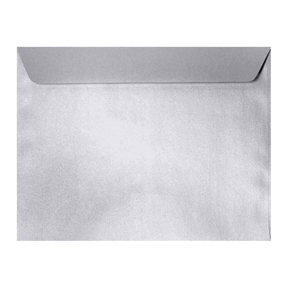 LUXPaper 9 x 12 Booklet Envelopes, Silver Metallic, 500/Pack