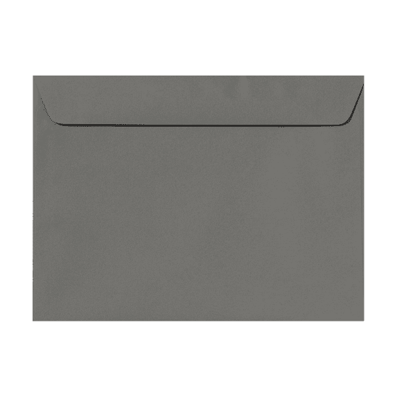 LUXPaper 9 x 12 Booklet Envelopes, Smoke Gray, 250/Pack