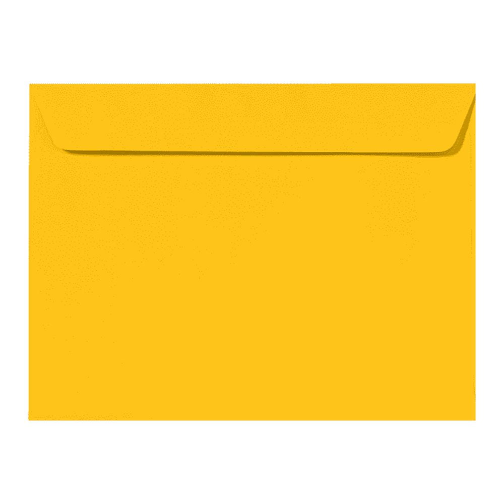 LUXPaper 9 x 12 Booklet Envelopes, Sunflower Yellow, 250/Pack