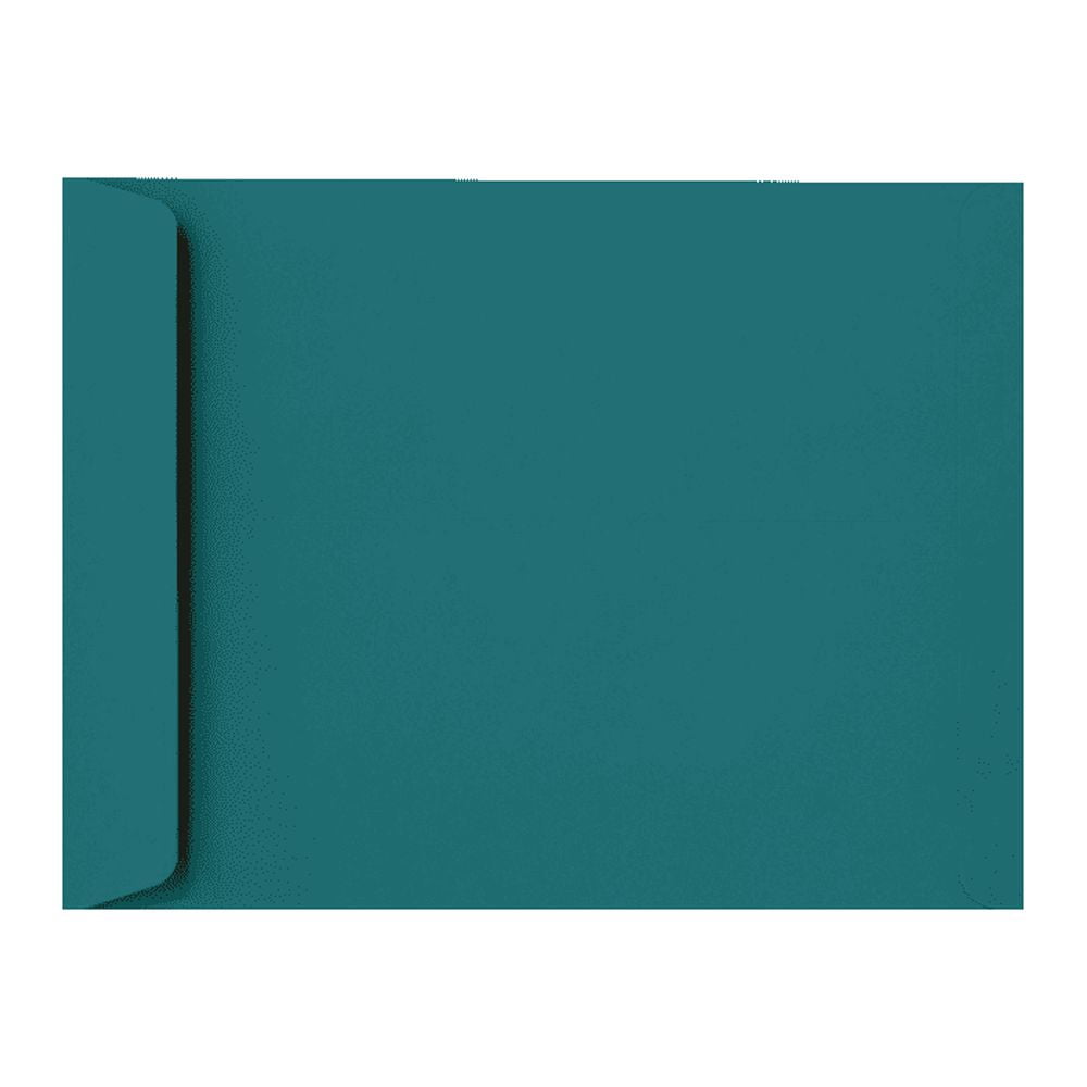 LUXPaper 9 x 12 Booklet Envelopes, Teal Blue, 50/Pack