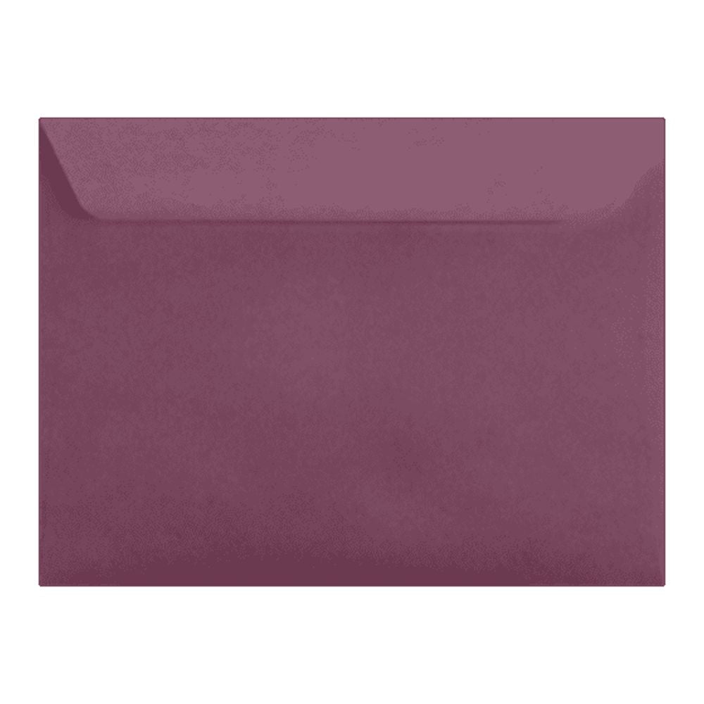 LUXPaper 9 x 12 Booklet Envelopes, Vintage Plum, 50/Pack