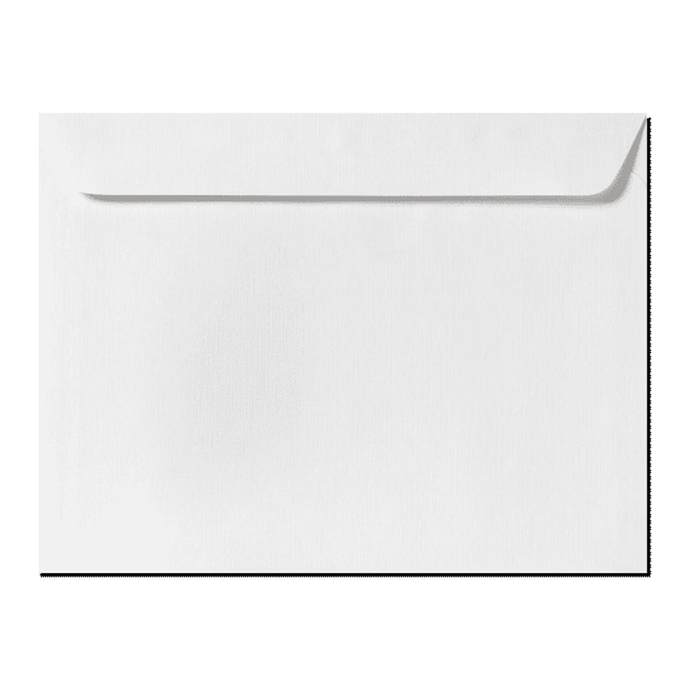 LUXPaper 9 x 12 Booklet Envelopes, White Linen, 1000/Pack