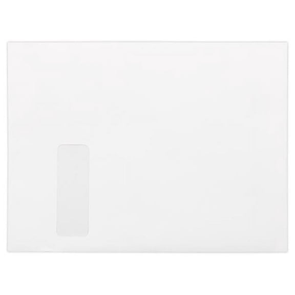 LUXPaper 9 x 12 Booklet Window Envelopes, Bright White, 1000/Pack