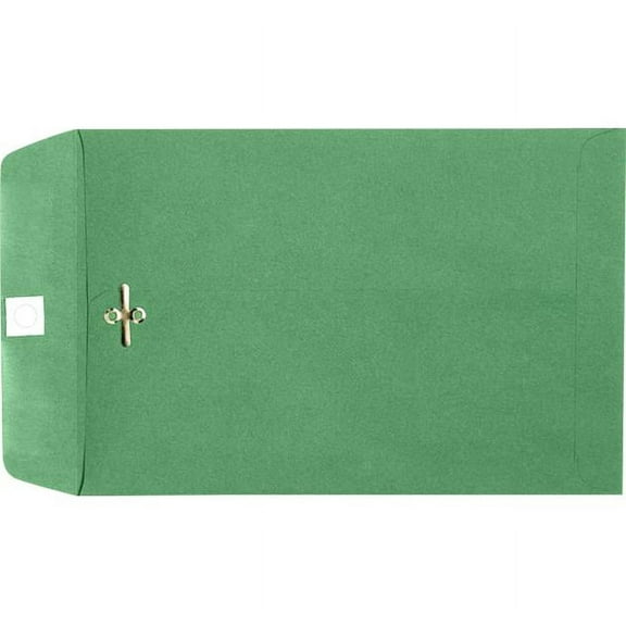LUXPaper 9 x 12 Clasp Envelopes, Holiday Green, 200/Pack