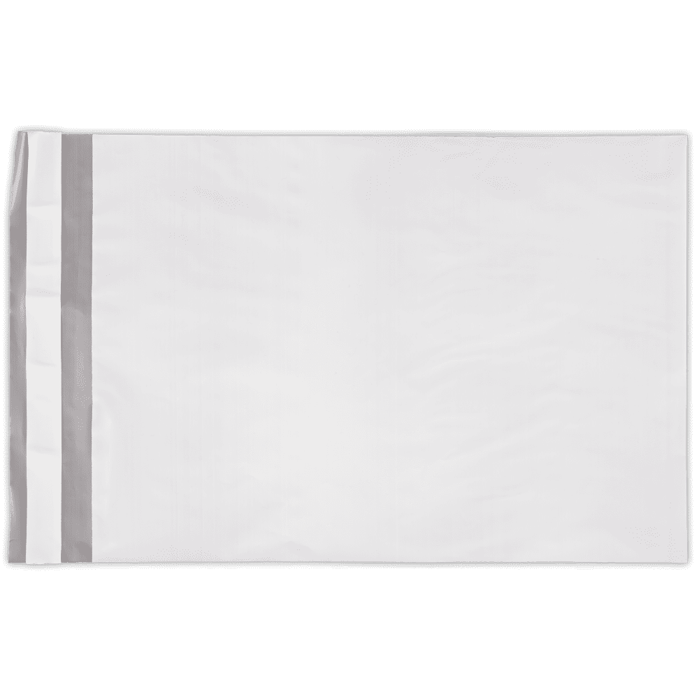LUXPaper 9 x 12 Plastic Mailer Envelopes, White, 1000/Pack
