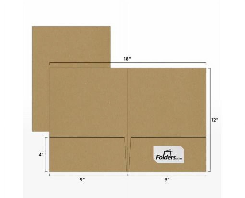 LUXPaper 9 x 12 Presentation Folder, 18pt. Grocery Bag, 500/Pack