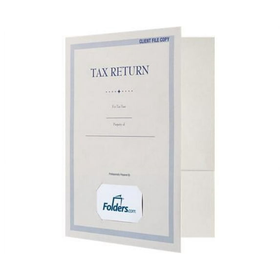 LUXPaper 9 x 12 Presentation Folder, Natural, 25/Pack