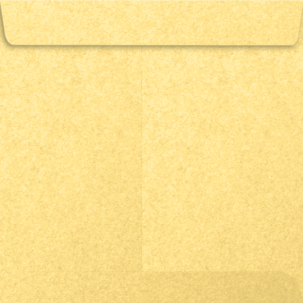 LUXPaper 9 x 9 Square Envelopes, Gold Metallic, 1000/Pack