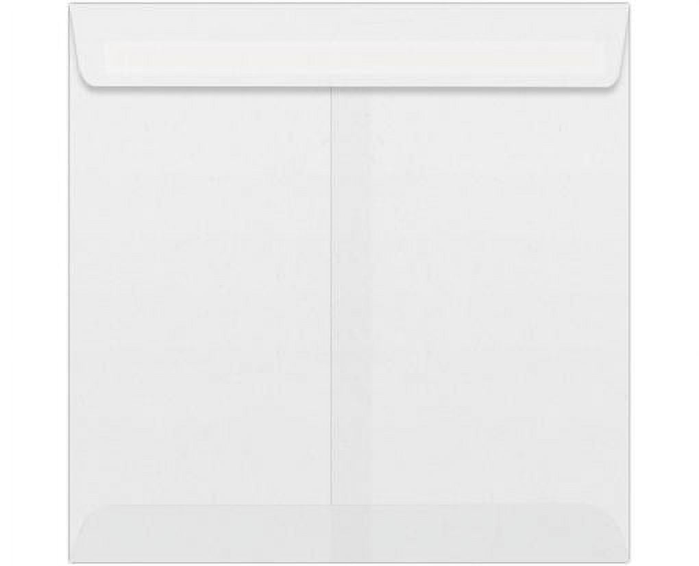LUXPaper 9 x 9 Square Envelopes in 30 lb. Clear Translucent, 250 Pack
