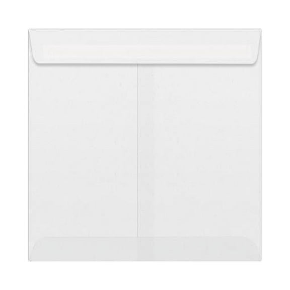 LUXPaper 9 x 9 Square Envelopes in 30 lb. Clear Translucent, 500 Pack
