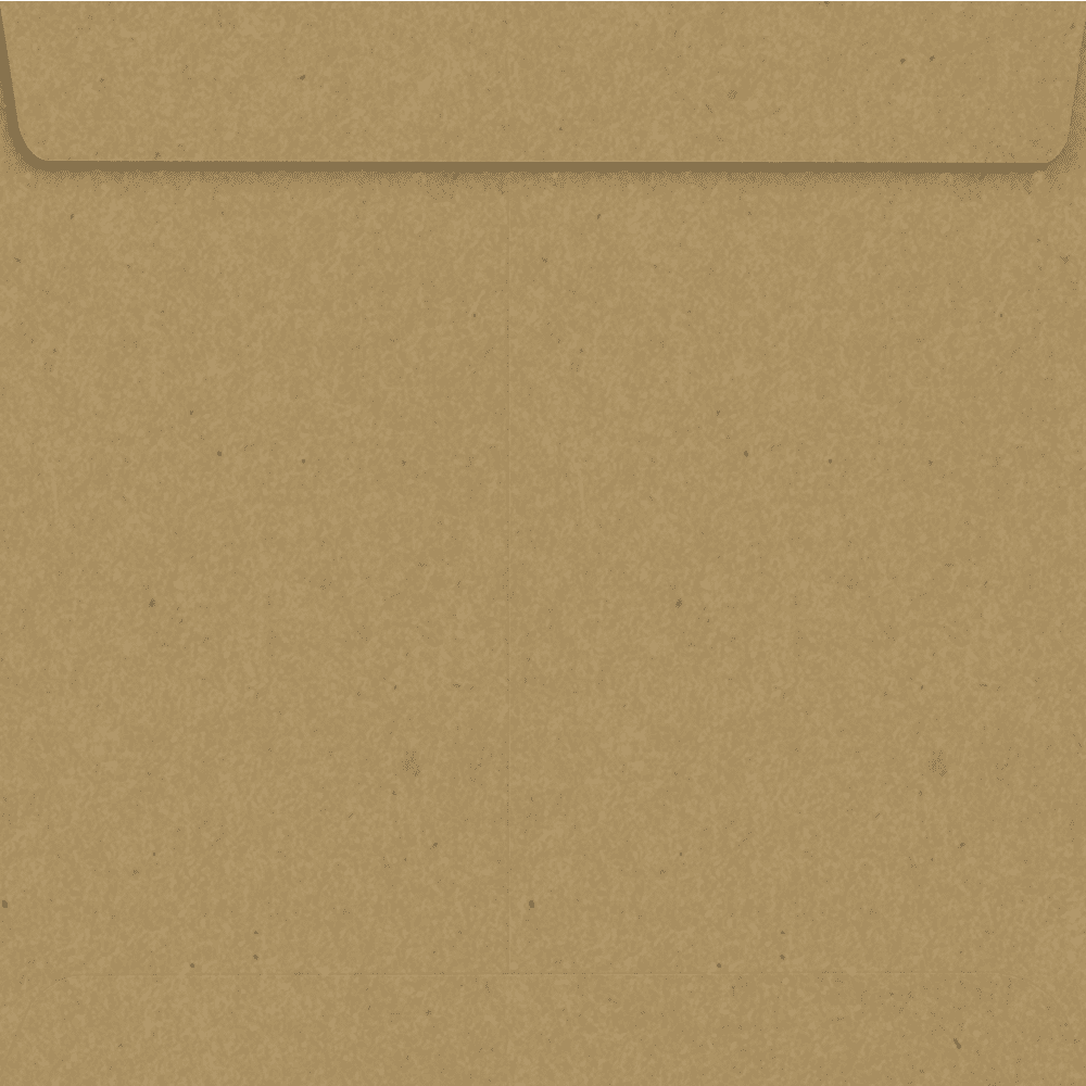 LUXPaper 9 x 9 Square Envelopes in 70 lb. Grocery Bag Brown, 500 Pack