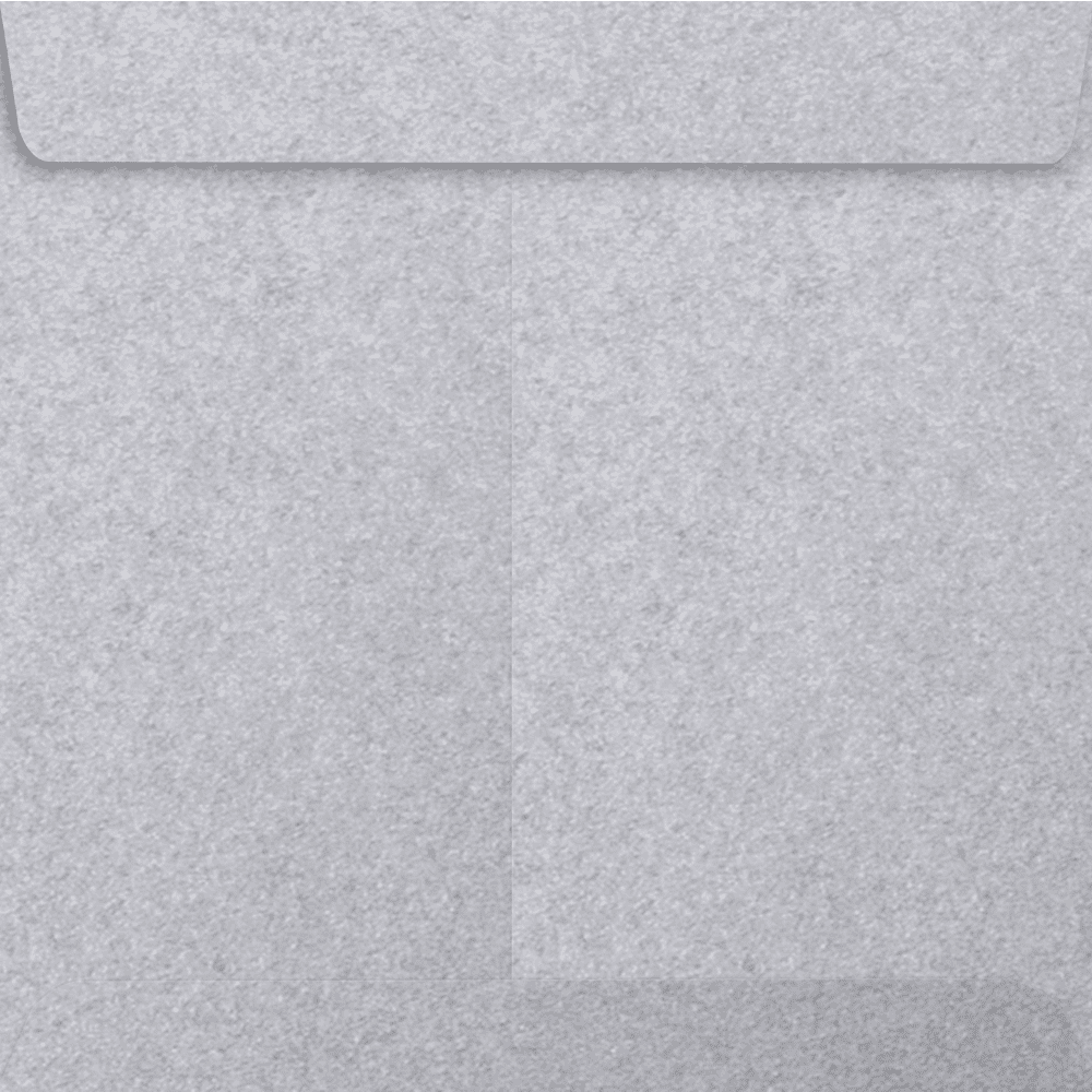 LUXPaper 9 x 9 Square Envelopes in 80 lb. Silver Metallic, 1000 Pack