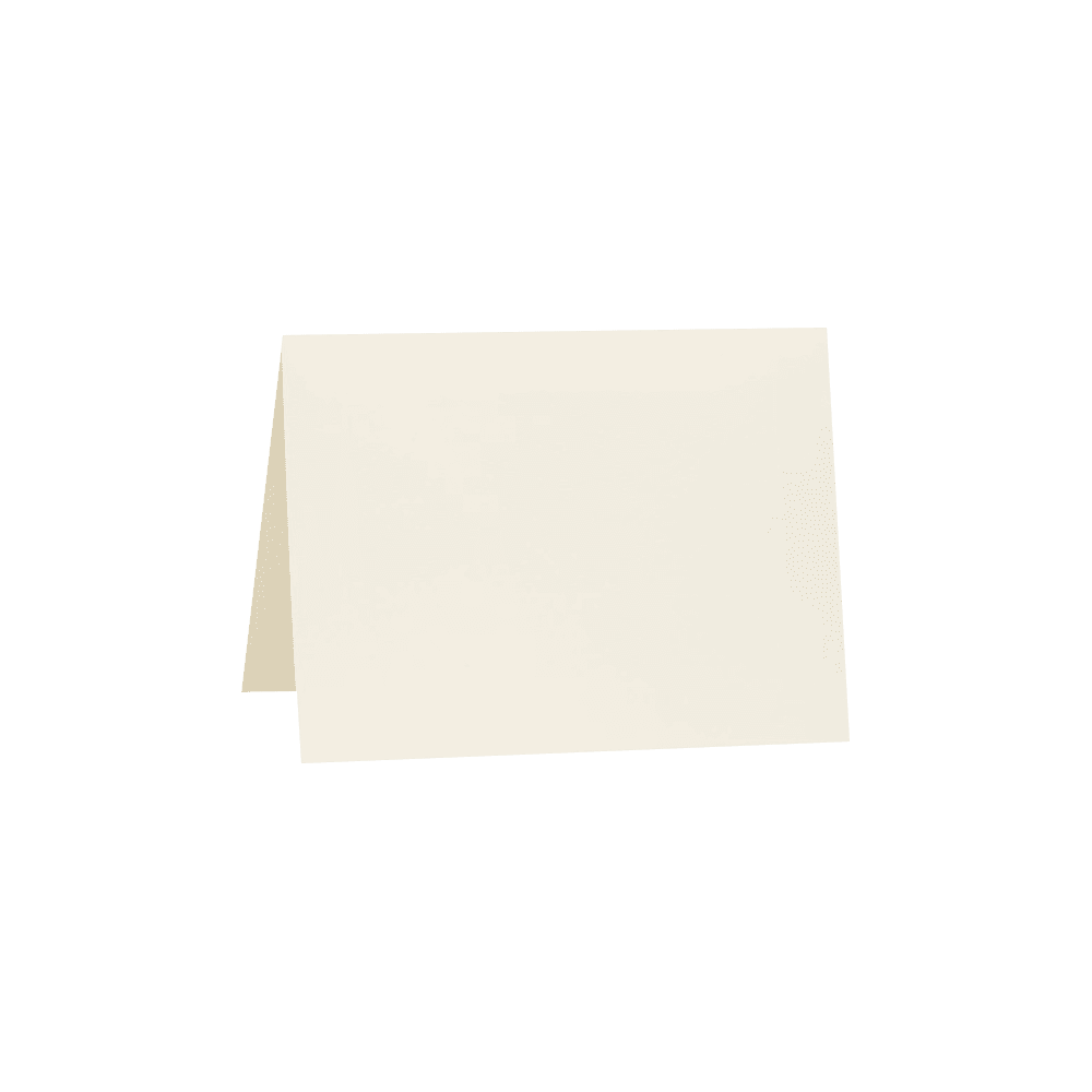 LUXPaper A1 Folded Card, 3 1/2 x 4 7/8, Natural White, 250/Pack