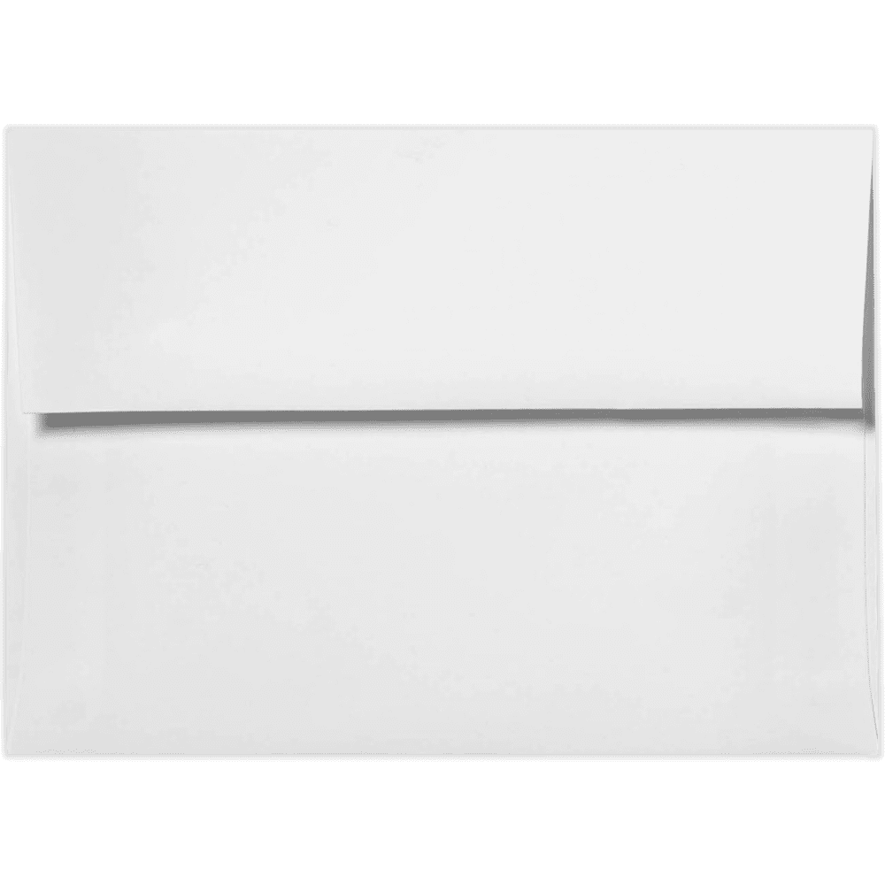 LUXPaper A1 Invitation Envelopes, Bright White, 3 5/8 x 5 1/8, 50/Pack