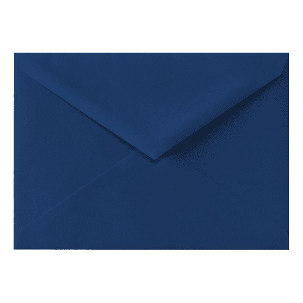 LUXPaper A1 Pointed Flap Envelopes, 3 5/8 x 5 1/8, 80 lb. Navy Blue, 50 Pack