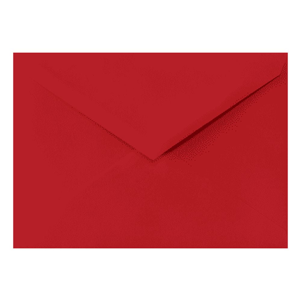 LUXPaper A1 Pointed Flap Envelopes, 3 5/8 x 5 1/8, 80 lb. Ruby Red, 500 Pack