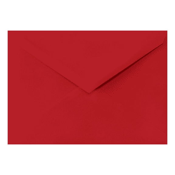 LUXPaper A1 Pointed Flap Envelopes, 3 5/8 x 5 1/8, 80 lb. Ruby Red, 500 Pack