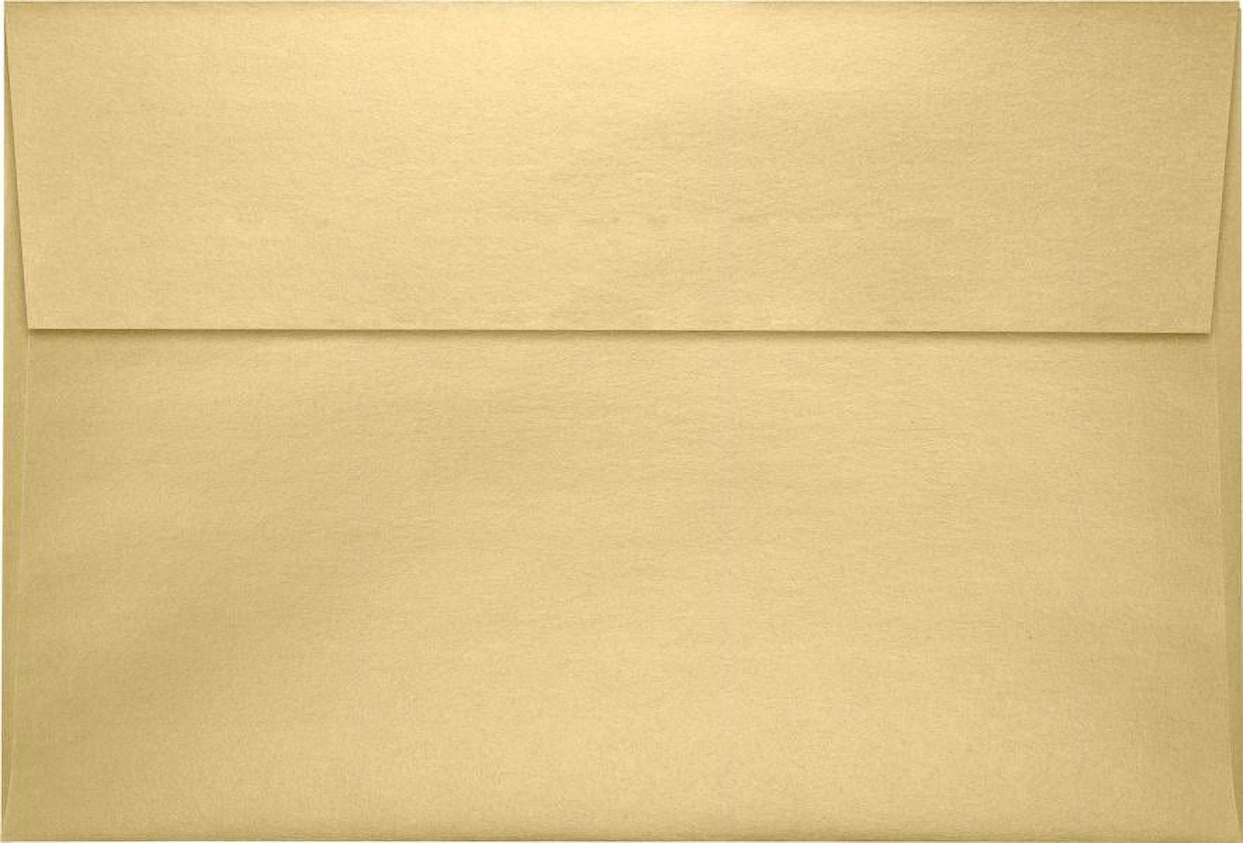 LUXPaper A10 Invitation Envelopes, Blonde Metallic, 6 x 9 1/2, 500/Pack