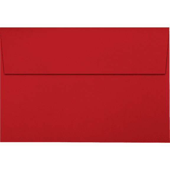 LUXPaper A10 Invitation Envelopes, Holiday Red, 6 x 9 1/2, 50/Pack