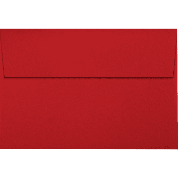 LUXPaper A10 Invitation Envelopes, Holiday Red, 6 x 9 1/2, 50/Pack