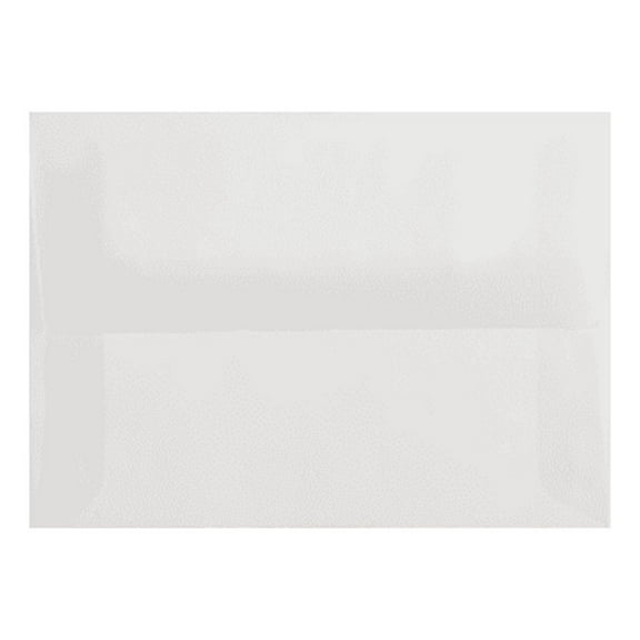 LUXPaper A10 Invitation Envelopes with Peel & Press, Clear Translucent, 6 x 9 1/2, 50/Pack